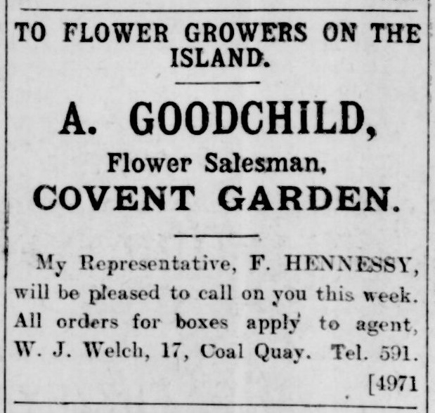 Albert Goodchild Flower Salesman
